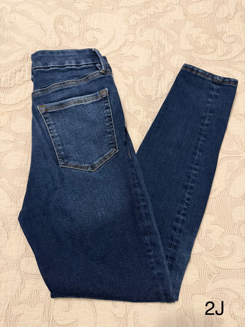 Good American Women's Dark Blue Skinny Jeans